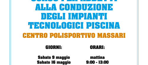 Corso Addetti Piscina