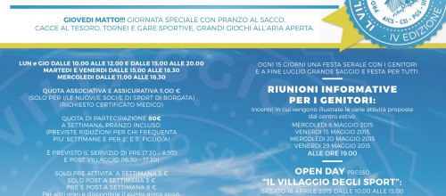 Villaggio degli Sport – VI Edizione