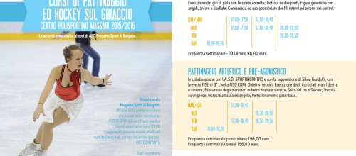 Volantino corsi pattinaggio 2° turno 2015-16