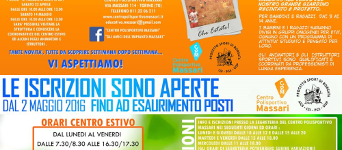 CENTRO ESTIVO 2016