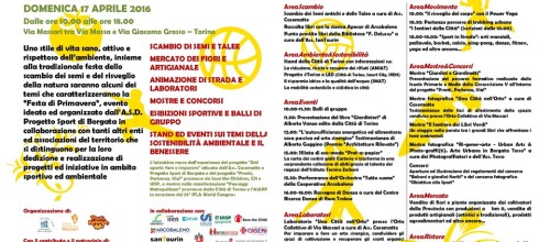 2° edizione della “Festa di Primavera” – semi,  fiori e sport