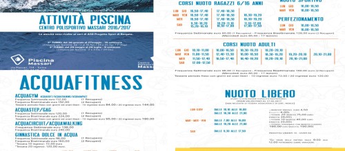 2° TURNO 2016-2017 CORSI PISCINA