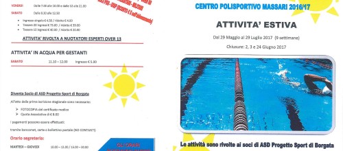 3° TURNO 2016-17 CORSI PISCINA