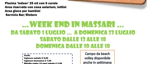 MASSARI SUMMER dal 1° Luglio