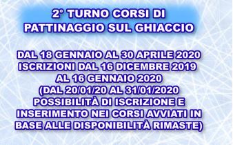 2° turno corsi pattinaggio 2019-2020