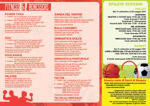 Volantino Palestre Massari