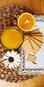 spuntino spremuta crackers