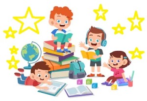 bambini giocano